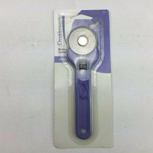 Creative Works Rotary Cutter 45mm Blade Purple Arts Crafts Sewing Quilting